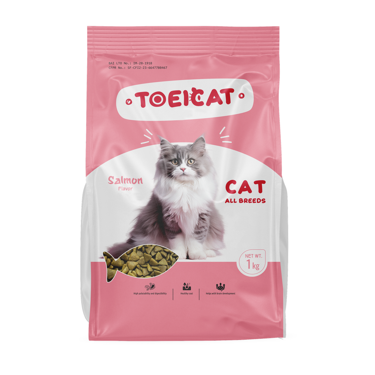 Toei Cat Dry Food All Stages – Salmon Recipe – 1 kg
