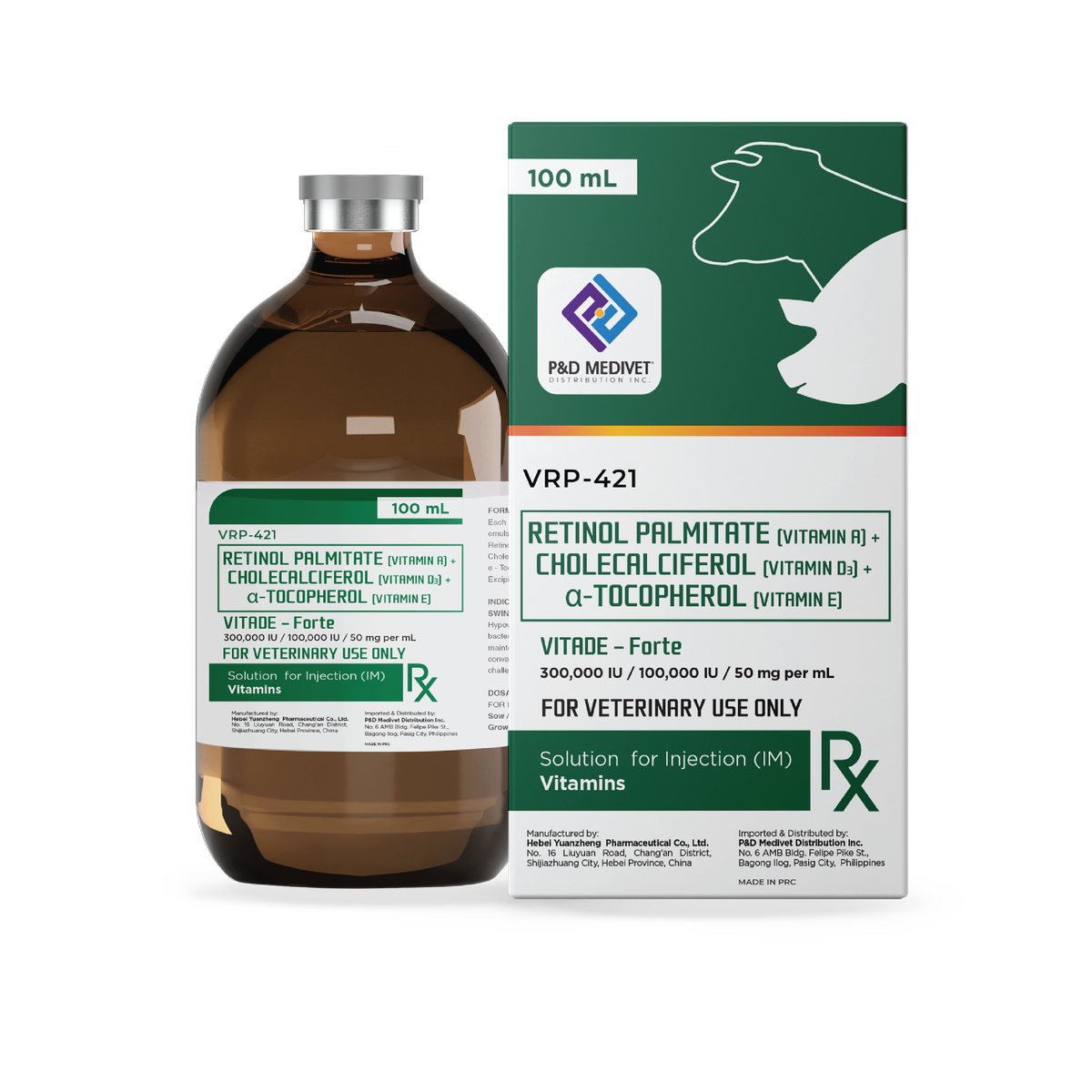 P&D Vitade-Forte Vitamin A, D3 & E – Immune Booster Supplement