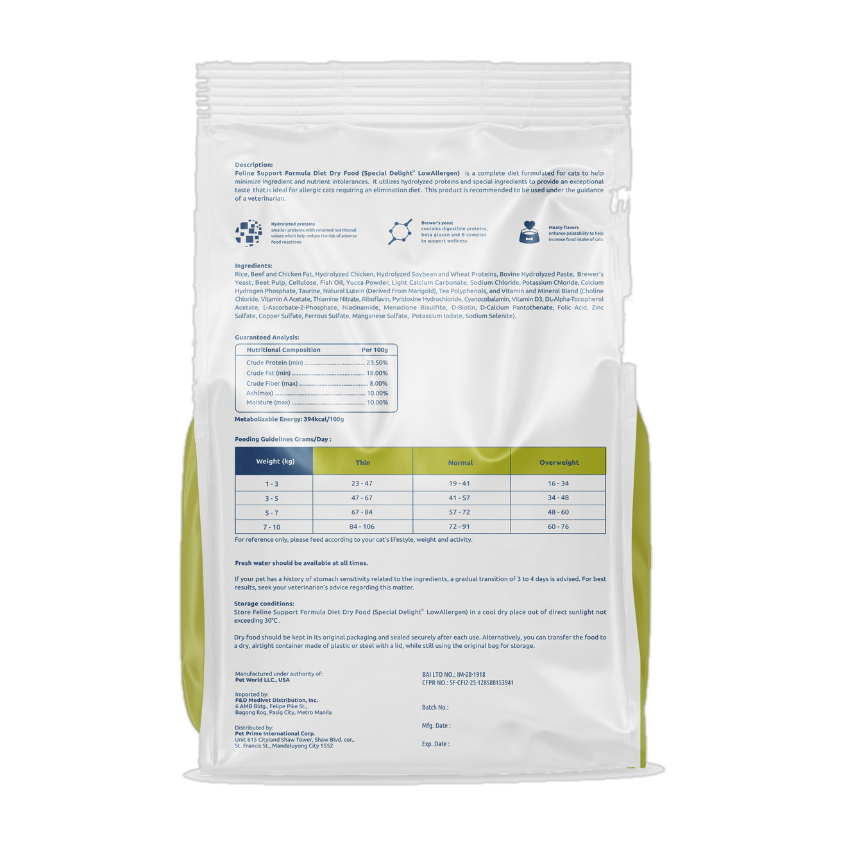 Special Delight Low Allergen Cat Food – 2 kg