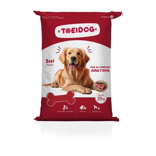 Toei Dog Dry Food All Breed – Beef Flavor – 20 kg