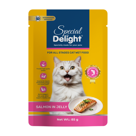 Special Delight Cat Wet Food – Salmon in Jelly – 85 g