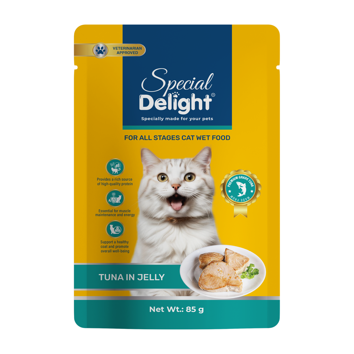 Special Delight Cat Wet Food – Tuna in Jelly – 85 g
