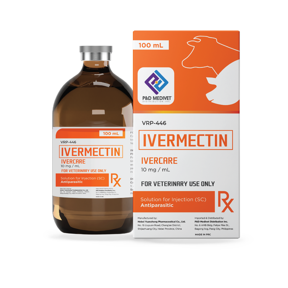 P&D Ivercare Ivermectin 1% – Anti-Parasitic Injection