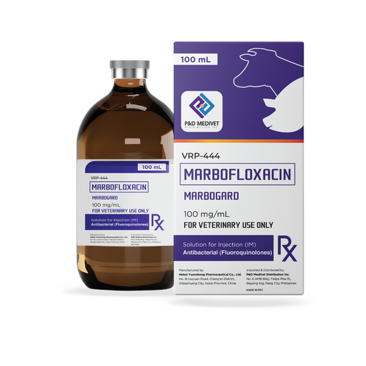 P&D Marbogard Marbofloxacin 10% – Veterinary Antibiotic