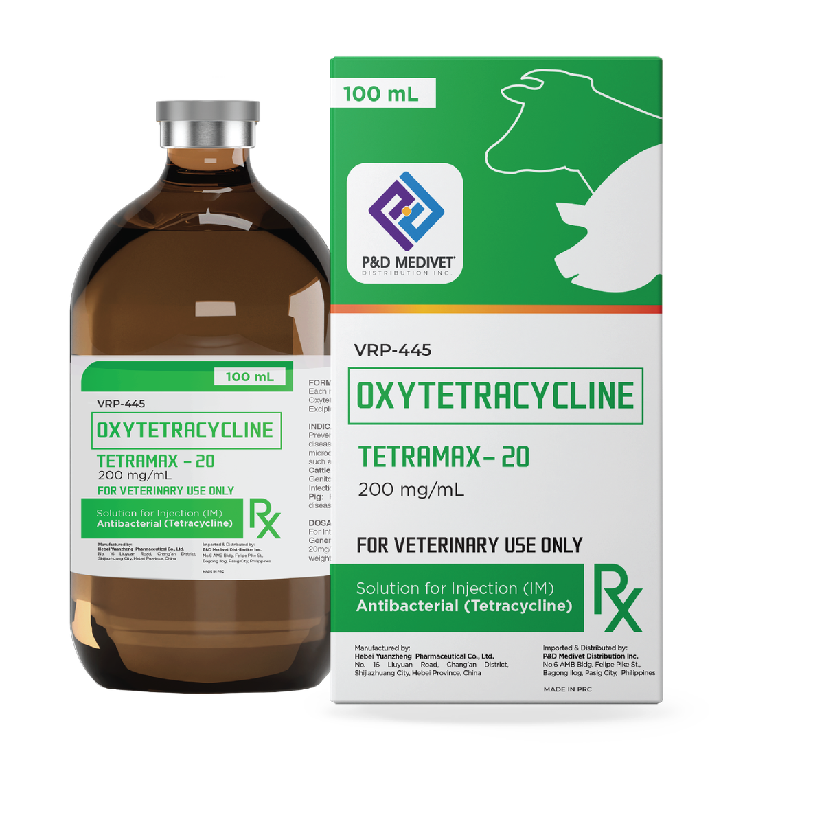 P&D Tetramax-20 Oxytetracycline 20% – Broad-Spectrum Antibiotic