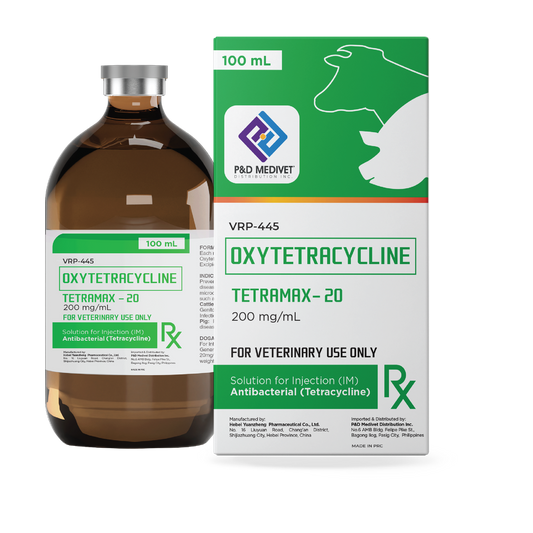 P&D Tetramax-20 Oxytetracycline 20% – Broad-Spectrum Antibiotic