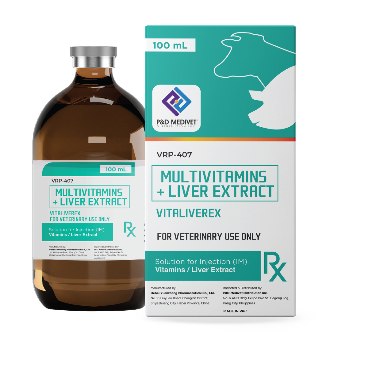 P&D Vitaliverex Multivitamins + Liver Extract – Health Tonic for Livestock