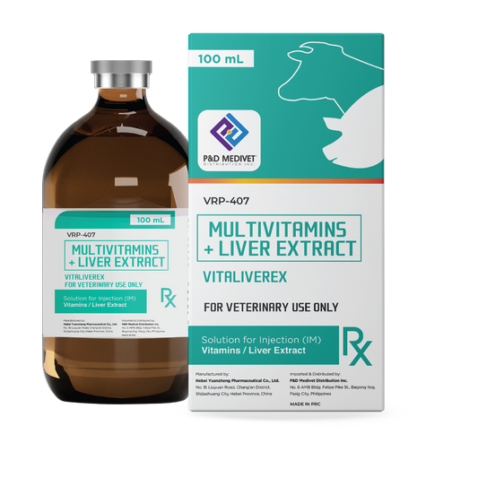 P&D Vitaliverex Multivitamins + Liver Extract – Health Tonic for Livestock