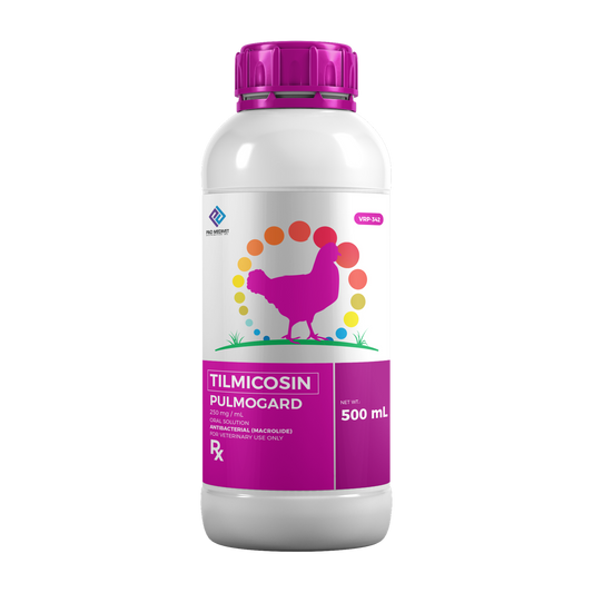 P&D Pulmogard Tilmicosin 25% – Respiratory Antibiotic for Livestock
