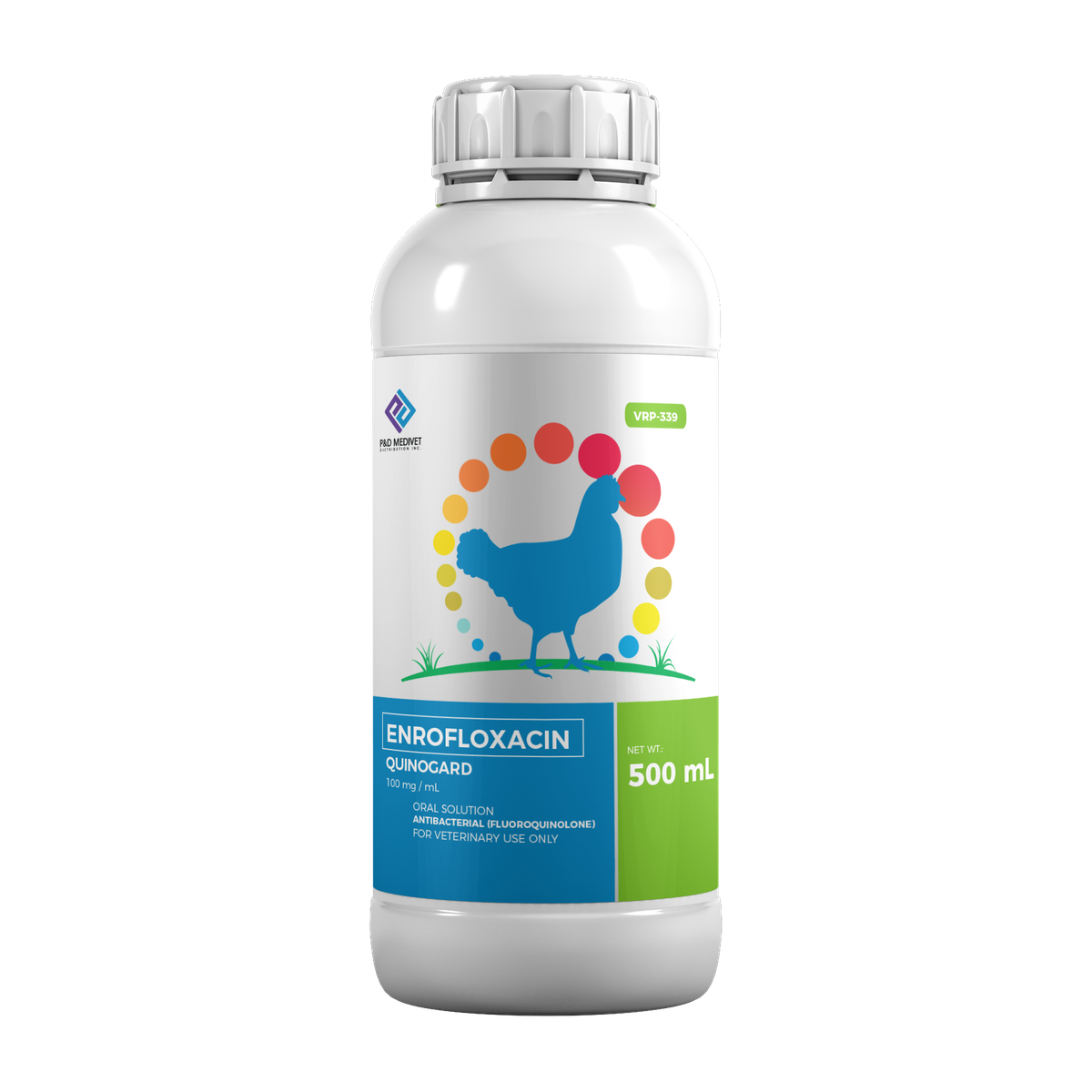 P&D Quinogard Enrofloxacin 10% – Antibacterial Solution