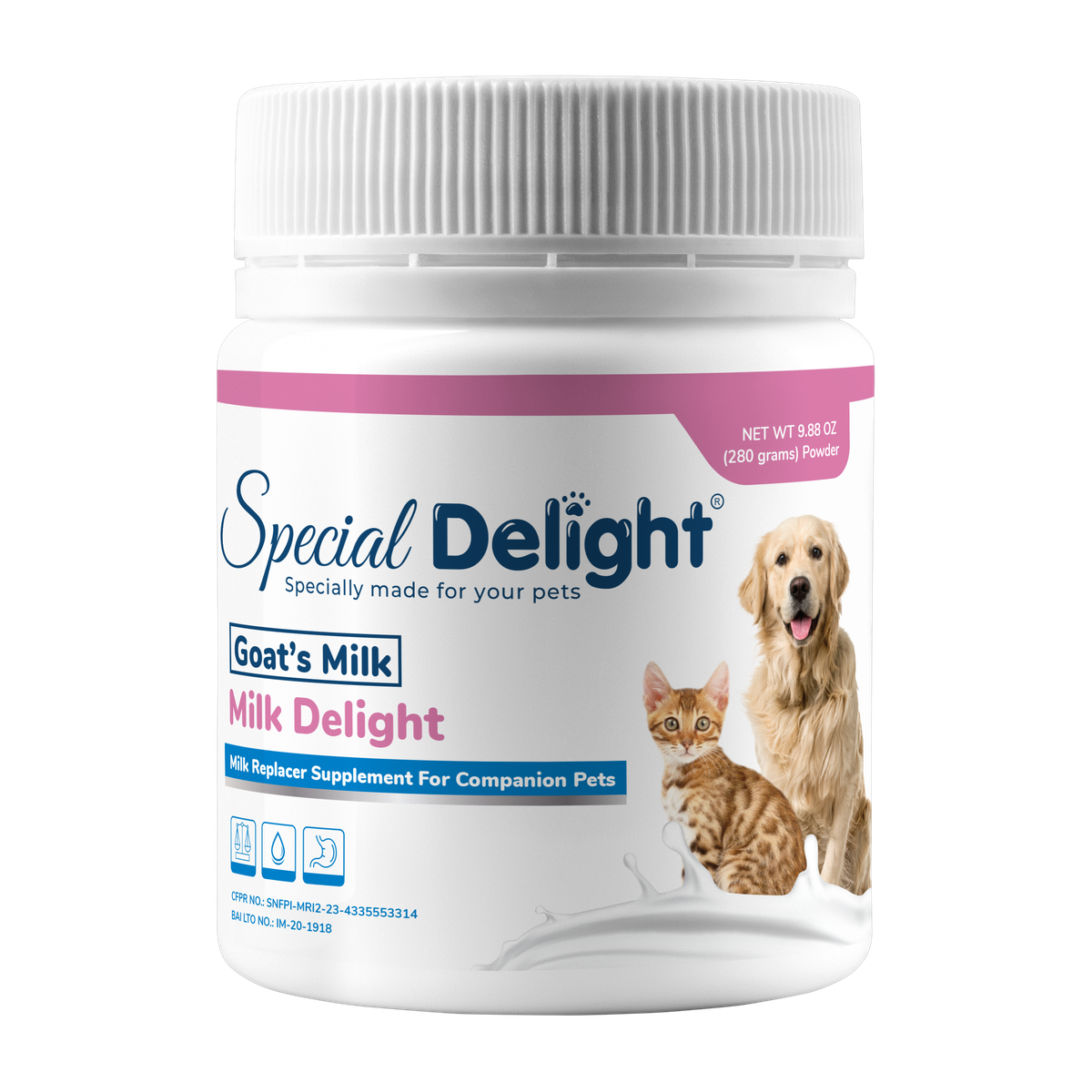 Special Delight Milk Delight Goat's Milk Supplement – 280 g