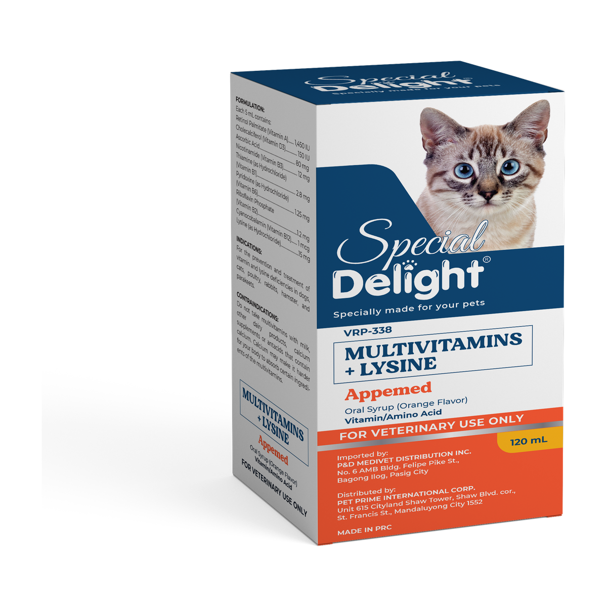 Special Delight Appemed Multivitamins with Lysine – 120 mL