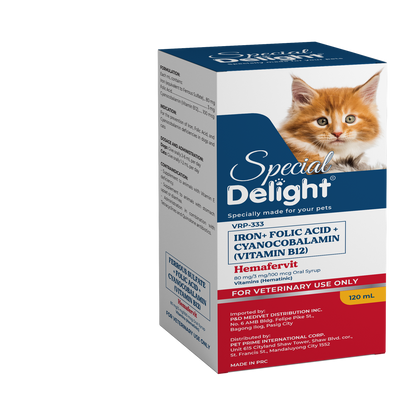 Special Delight Hemafervit Iron, Folic Acid & Vitamin B12 Supplement – 120 mL